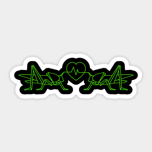 Grasshopper Sticker